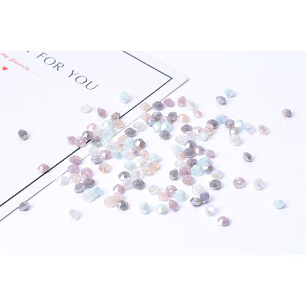 メッキガラスビーズ ソロバンカット 3×4.5mm（50ヶ）｜yu-beads-parts｜04