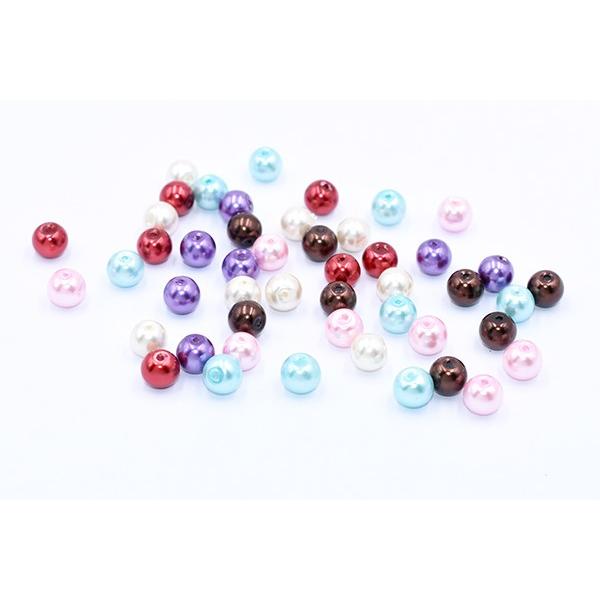 高品質ガラスパール 塗装 丸玉 8mm【100ヶ】｜yu-beads-parts｜05