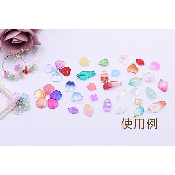高品質チェコガラスチャーム 雫 1穴 8×14mm 全25色 No.11-25 : ビーズ 