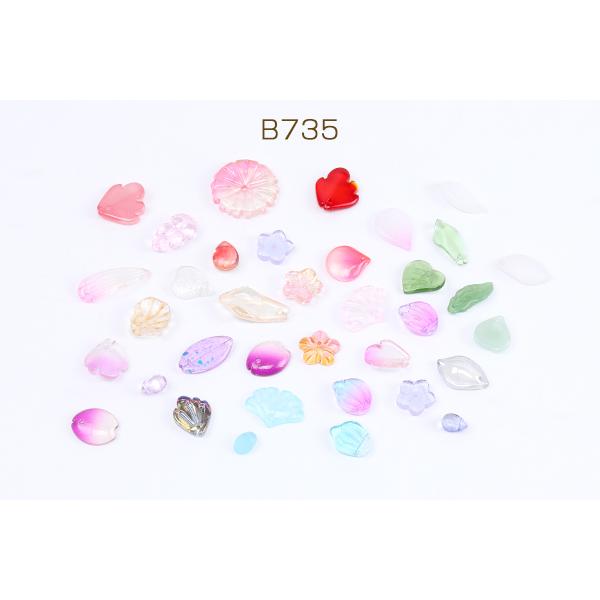 ミルフィオリ×スワロフスキー×チェコビーズのチャーム ミルフィオリ