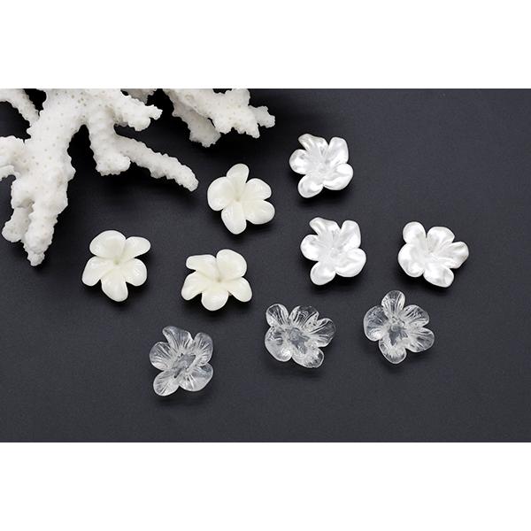 【Beads & Parts 即日発送】高品質樹脂カボション フラワー 23×24mm【10ヶ】 JPA2712ビーズアンドパーツ