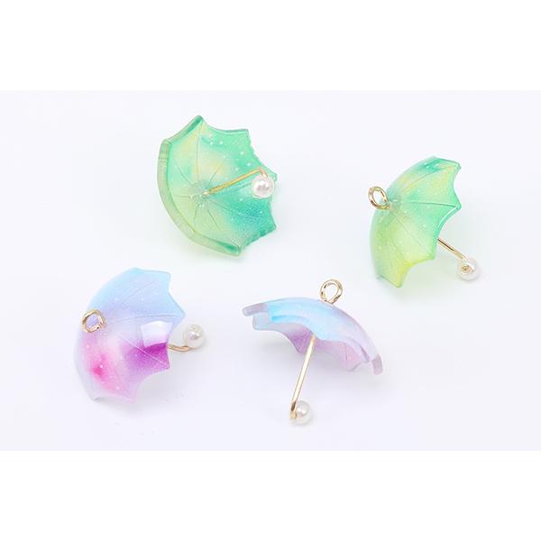 即日可能】傘チャーム 樹脂傘チャーム アンブレラアクリルチャーム 1 