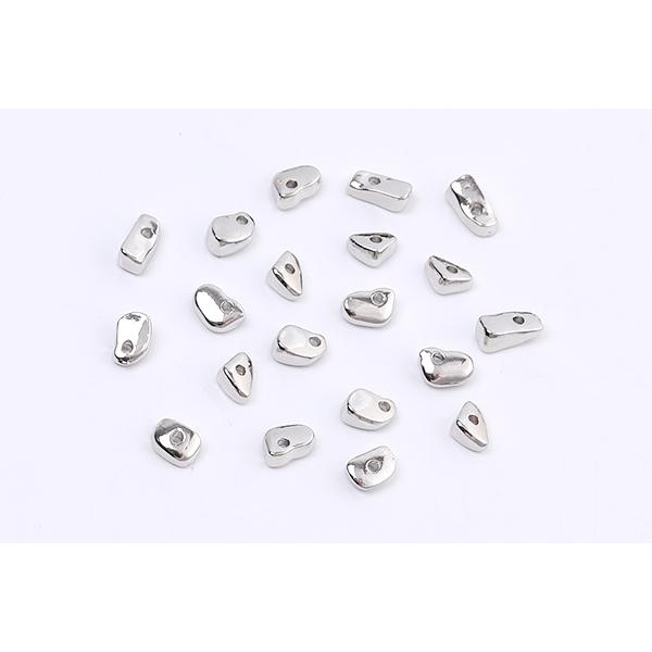 【Beads & Parts 即日発送】高品質メタルビーズ 不規則型（10ヶ） JPM9665ビーズアンドパーツ 通販