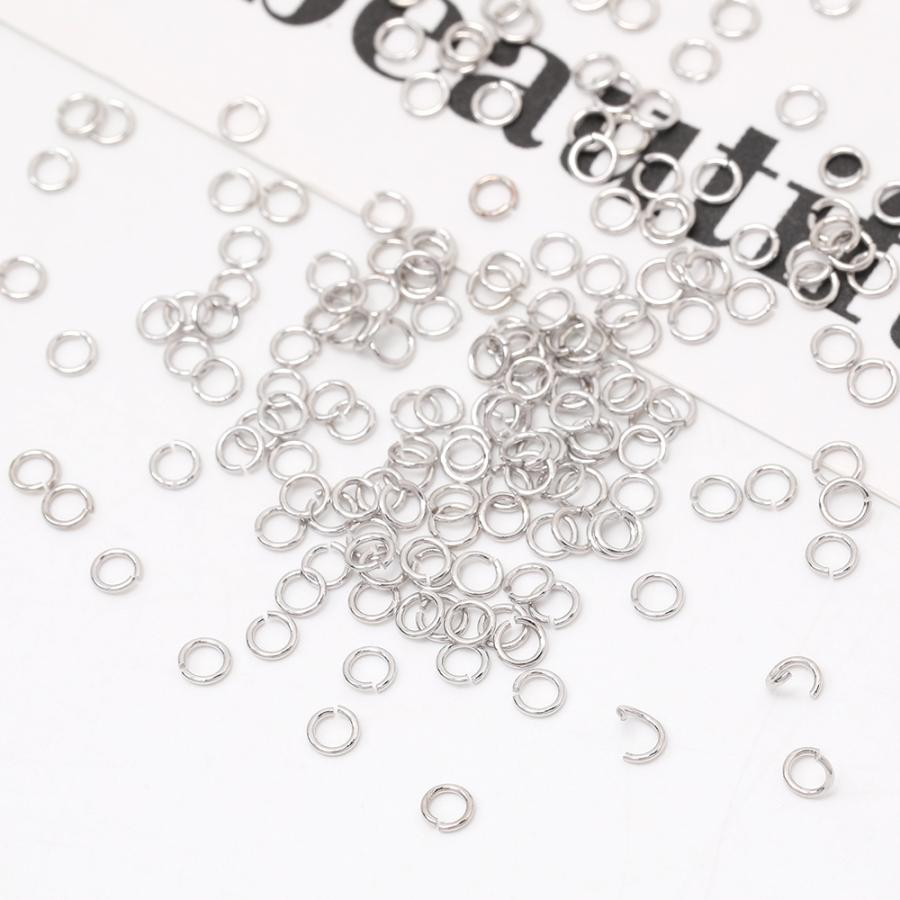 丸カン 定番丸カン金具 基礎留め金具 つなぎカン 接続カン 0.5×3mm（5g）｜yu-beads-parts｜04