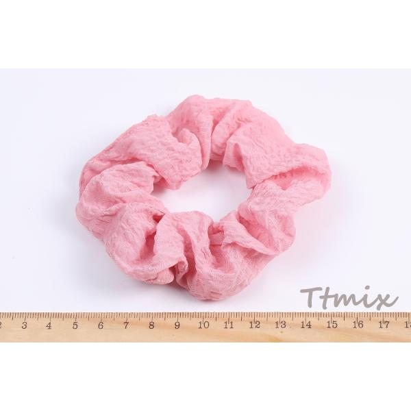 シュシュセット ヘアアクセサリー ピンク系（4個セット） : ビーズ