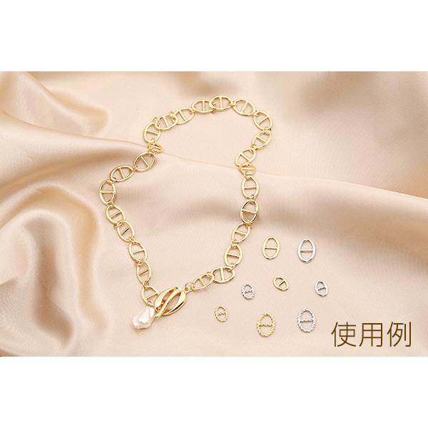 コネクターチャーム オーバル 6.5×9.5mm（8ヶ）｜yu-beads-parts｜05