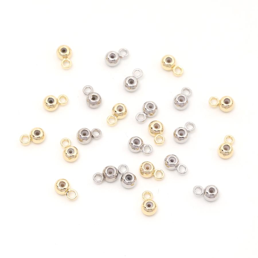 色褪せにくい14KGPゴールドメッキ スライドボール(ストッパービーズ) 1カン 3mm（4ヶ） : ビーズアンドパーツ - 通販 ...