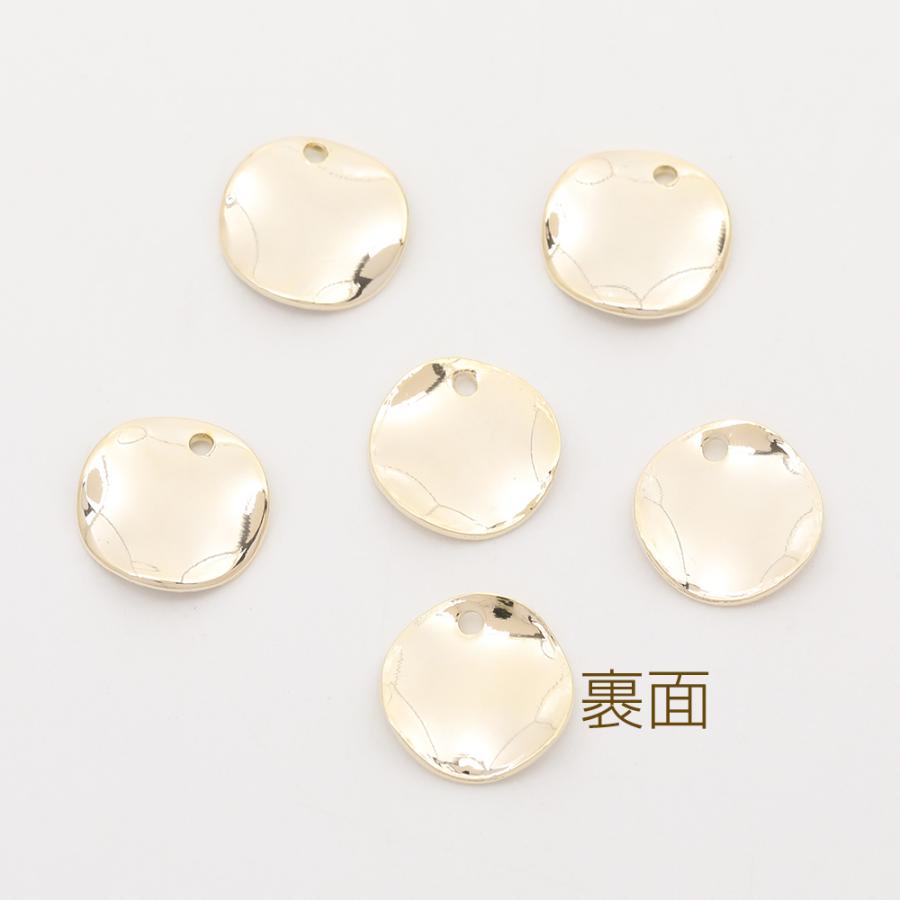 色褪せにくい14KGPゴールドメッキ メタルプレートチャーム ラウンド 12mm（10ヶ） : ビーズアンドパーツ - 通販 - Yahoo ...