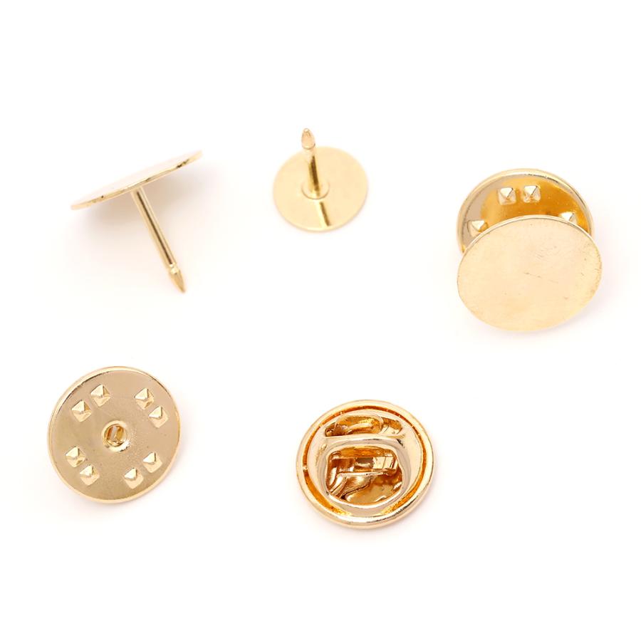 タックピン タイタックピン金具 平皿付き ネクタイピン スナップ タックピン タイタックピン金具 平皿付き ネクタイピン スナップ