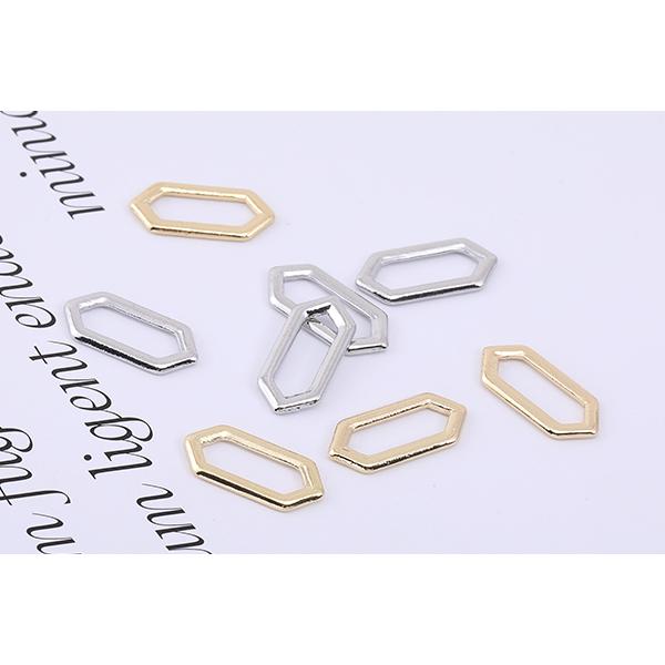チェーンパーツ 六角形 7.5×16mm【15ヶ】 : ビーズアンドパーツ - 通販