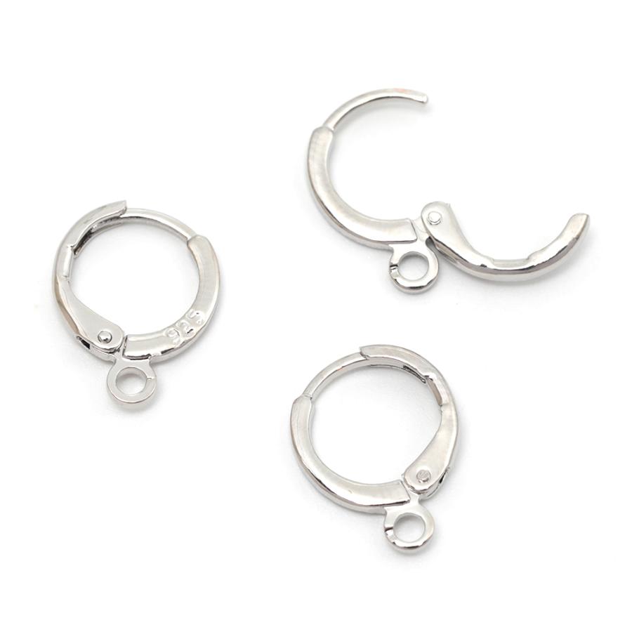 開閉式フープピアス ワンタッチピアス フープピアス金具 簡単装着