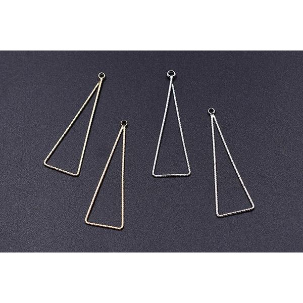 三角フープチャーム 三角ワイヤーチャーム トライアングルパーツ