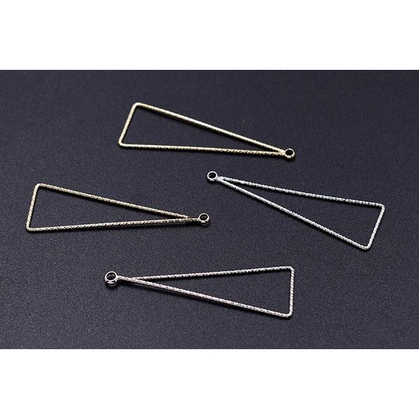 三角フープチャーム 三角ワイヤーチャーム トライアングルパーツ