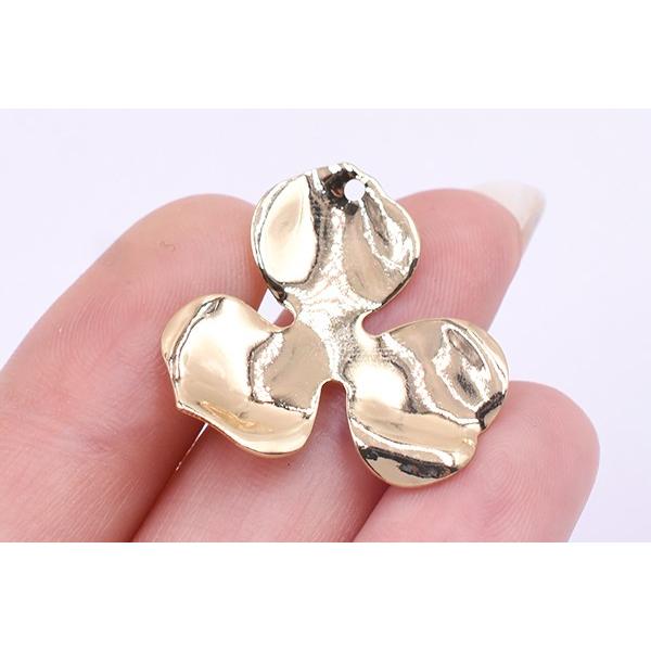 チャームパーツ 3弁花 1穴 24×24mm【10ヶ】 : ビーズアンドパーツ 