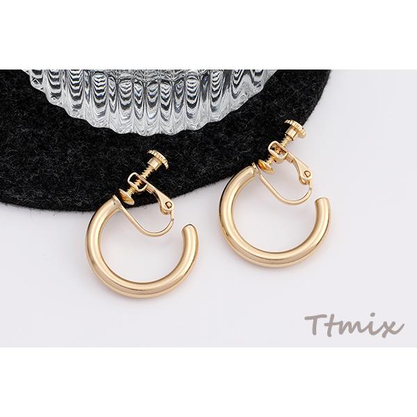 デザインイヤリング Cフープ 3×22mm（2ヶ） : ビーズアンドパーツ  