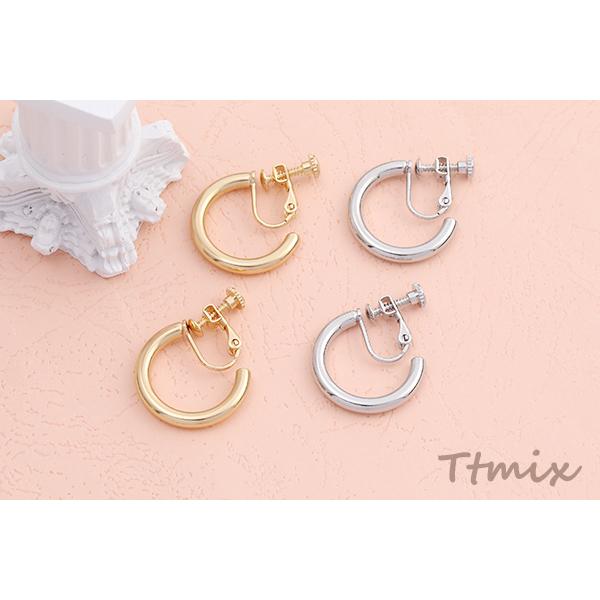 デザインイヤリング Cフープ 3×22mm（2ヶ） : ビーズアンドパーツ  