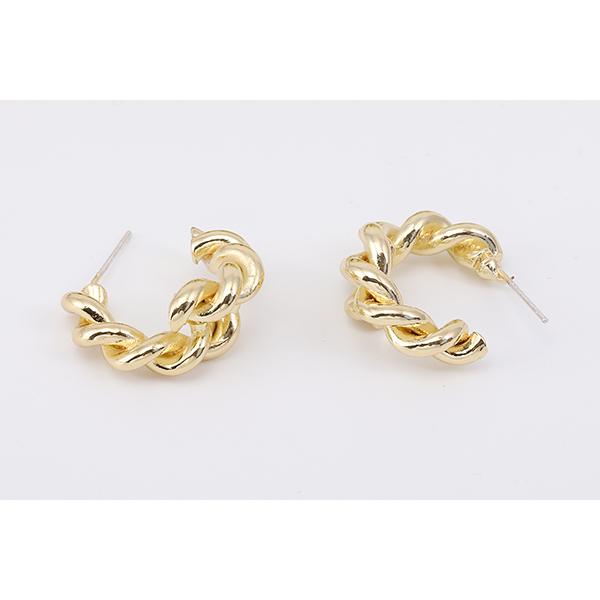 ゴールド ツイストデザイン フープピアス 202201191681.jpg?crop=center&