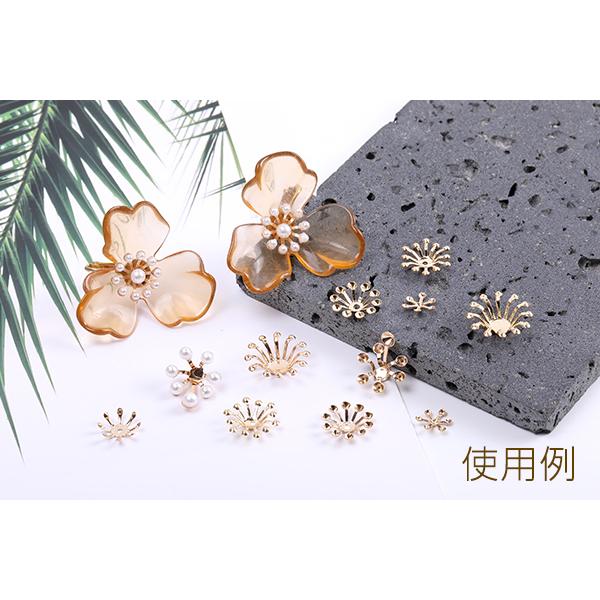 花芯パーツ ミックス フラワー つまみ細工 中心パーツ ゴールド 花芯パーツ ミックス フラワー つまみ細工 中心パーツ ゴールド