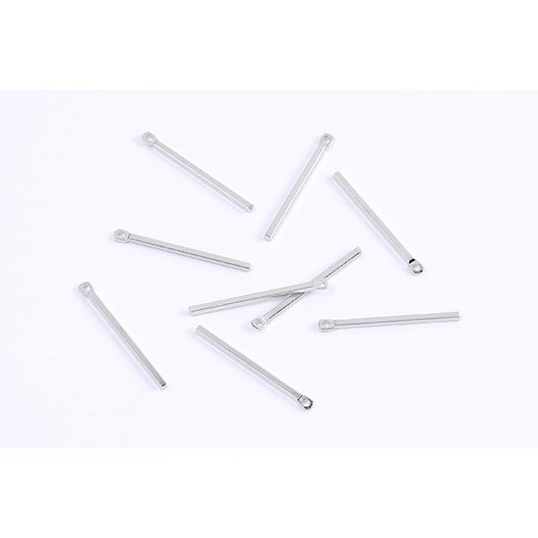スティックチャーム カン付き 1×20mm（15ヶ） : ビーズアンドパーツ