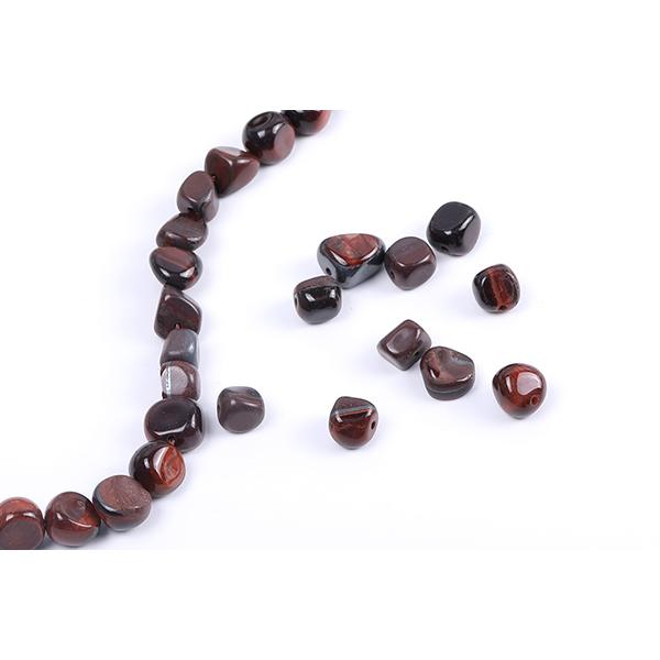 天然石ビーズ 天然石さざれ石 レッドタイガーアイ（15ヶ） : ビーズ  