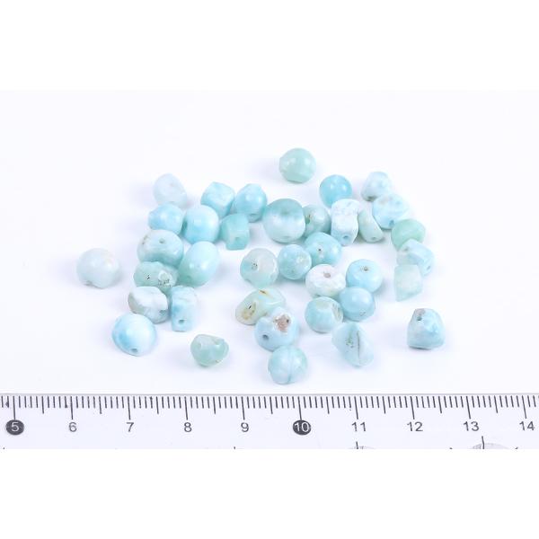 ラリマー❤️10mmビーズ❤️アウトレット！！57グラム48粒 天然石ビーズ 天然石さざれ石 ラリマー（10ヶ） : ビーズアンドパーツ