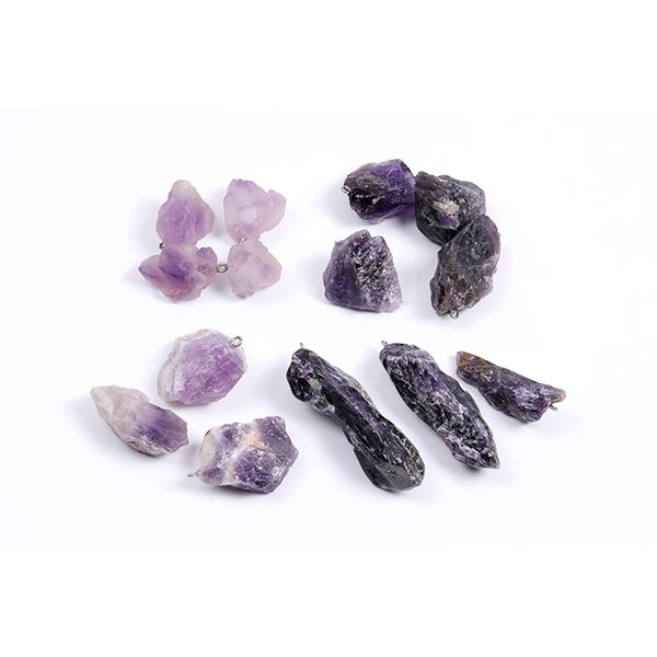 天然石チャーム フロスト加工 不規則型（1ヶ）｜yu-beads-parts｜05