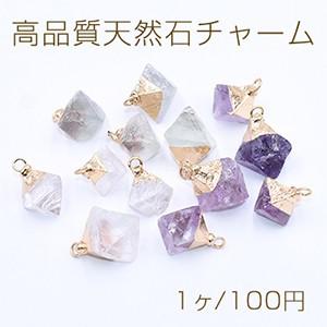 高品質天然石チャーム ダイヤモンドカット 1カン ゴールド 1ヶ P041 ユービーズアンドパーツ 通販 Yahoo ショッピング