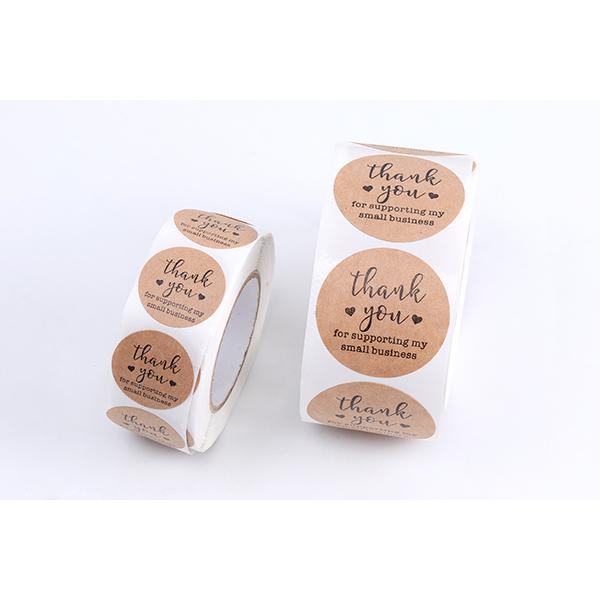 【丸＃46】ツヤありショップシール★サンキューシールアクセサリー台紙の梱包お供に 楽天市場】Thankyou シール クラフト ゴールド 文字 500枚