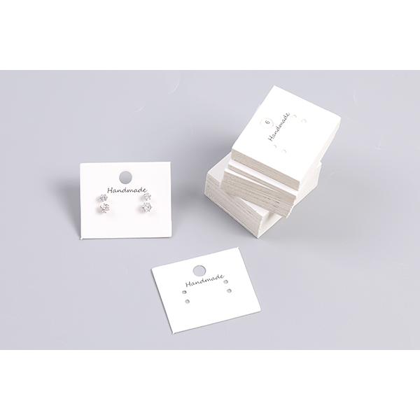 アクセサリー台紙 ペーパータグ ピアス用 3.5×4.2cm（約200枚