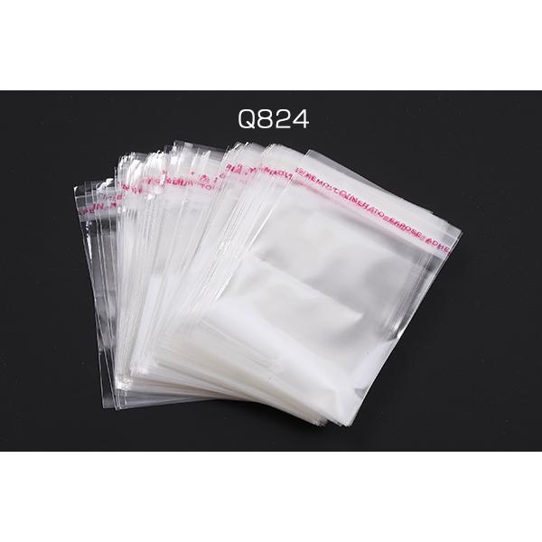 OPP袋 透明テープ付き 1穴 8×10.8cm（100枚） : ビーズアンドパーツ 