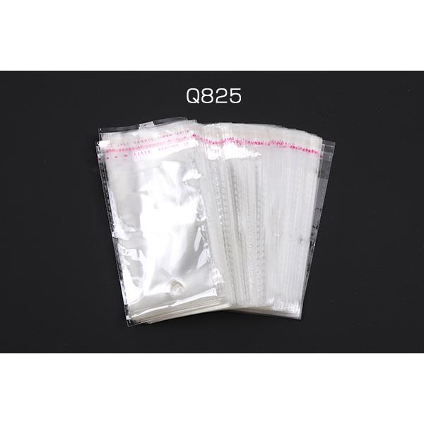OPP袋 透明テープ付き 1穴 6.7×14cm（100枚） : ビーズアンドパーツ