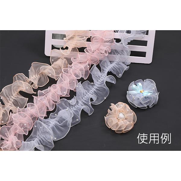 くしゅくしゅりぼんのレースサンプルカード**