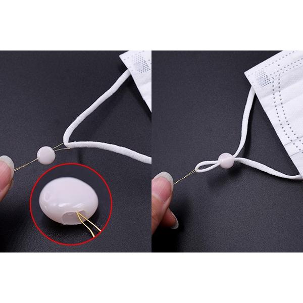 マスク紐用シリコンストッパー サイズ調節可 40ヶ S102 ビーズアンドパーツ 通販 Yahoo ショッピング