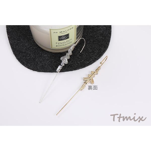 ジルコニア付きアメリカンピアス アメリカンフック 11×73mm（1ヶ