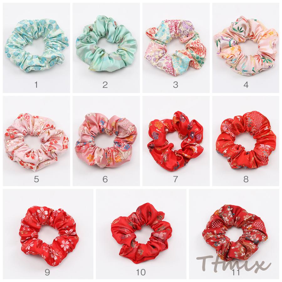 着物柄 秋 デザイン ヘアゴム 着物柄 秋 デザイン ヘアゴム