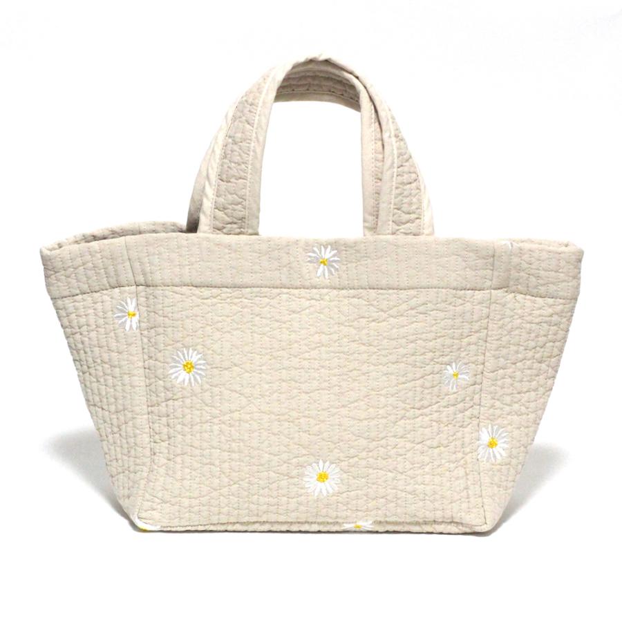 宅配便送料無料】バッグ/ヌビバッグ お花 刺繍 可愛い Sサイズ 舟形