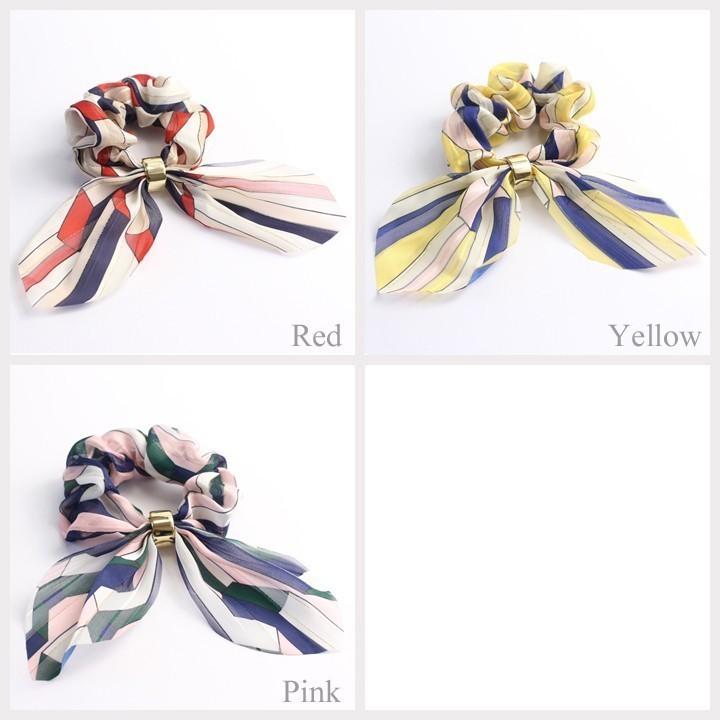 トッシュちょび様　9.30 鳥　レジンヘアゴム　秋の空紅葉 ike】糸と石のレジンヘアゴム 秋の池 ［茶と緑の石］ | iichi