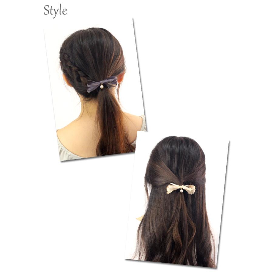 ゆうパケット送料250円】ヘアゴム/小さめ シンプル 細リボン