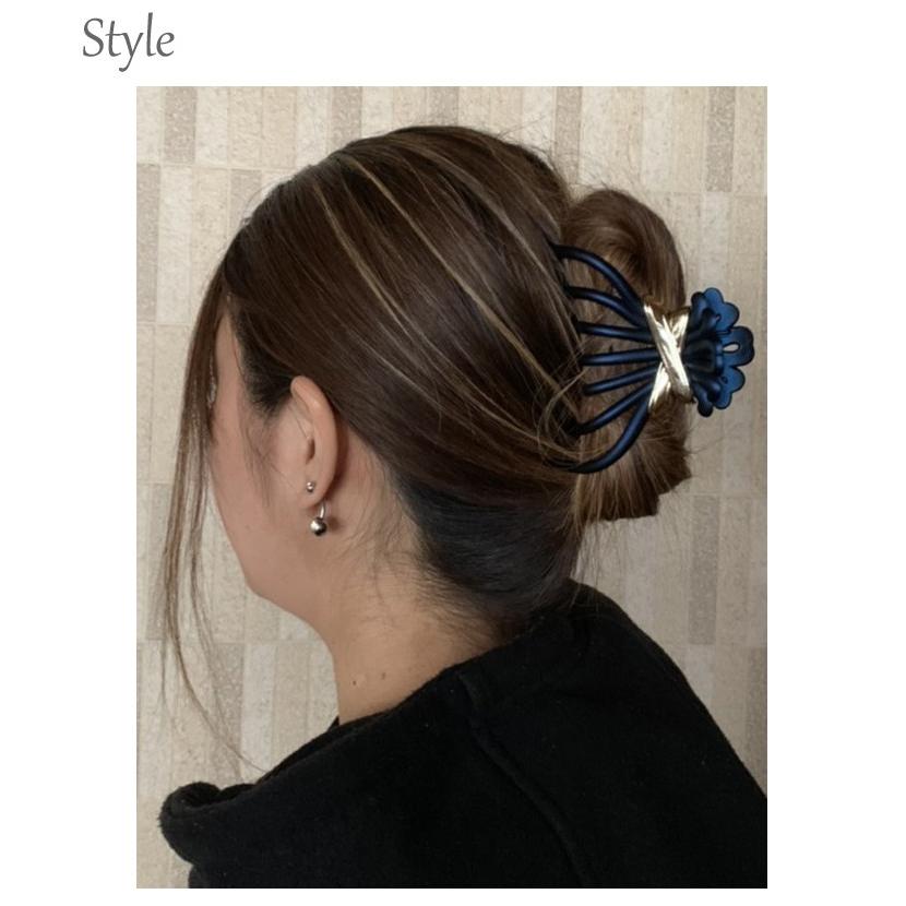 ヘアクリップ 大きめ ホールド力抜群 バンスクリップ K140 クリア ベージュ 茶色 黒 紺 緑 ヘアアクセサリ 夜会巻き 髪飾り ヘアアレンジ ワニクリップ K140 優美 Accessory 通販 Yahoo ショッピング