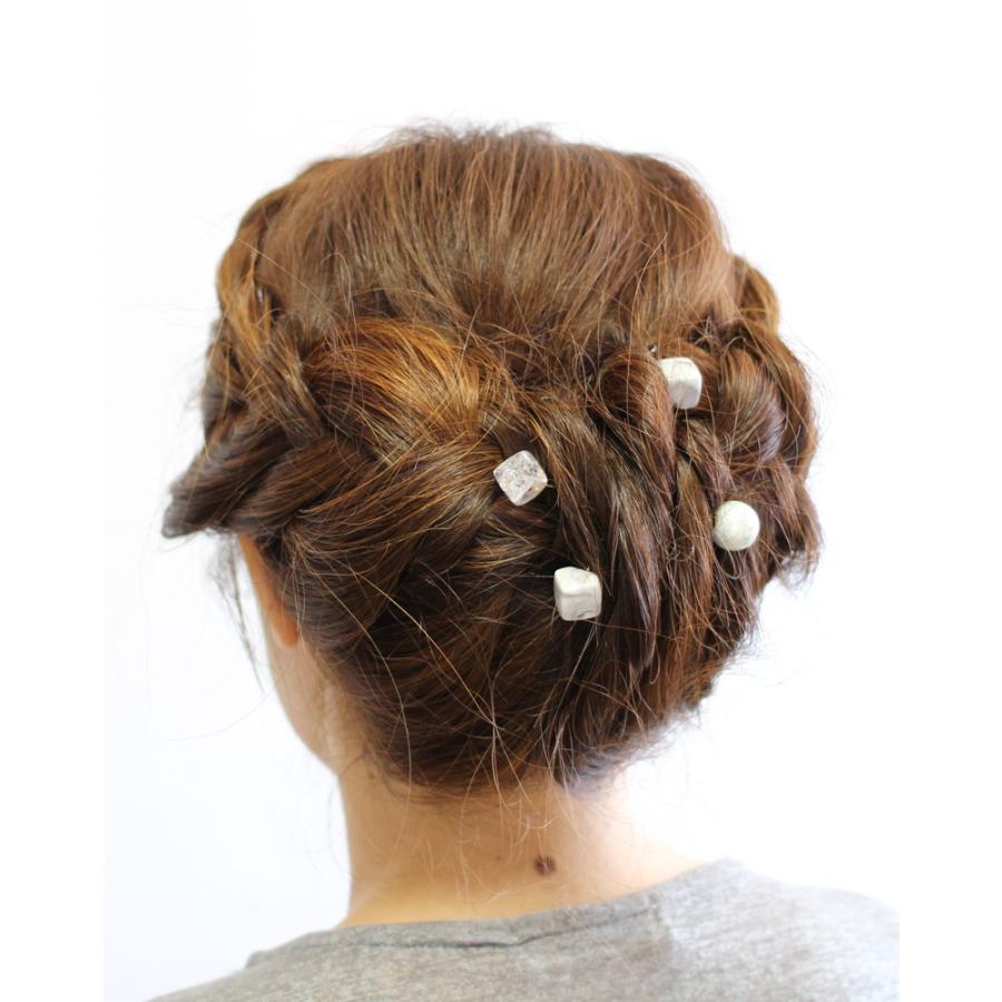 ヘアバトン/ヘアピン Lサイズ（ロングサイズ） かんざし p30L☆パール