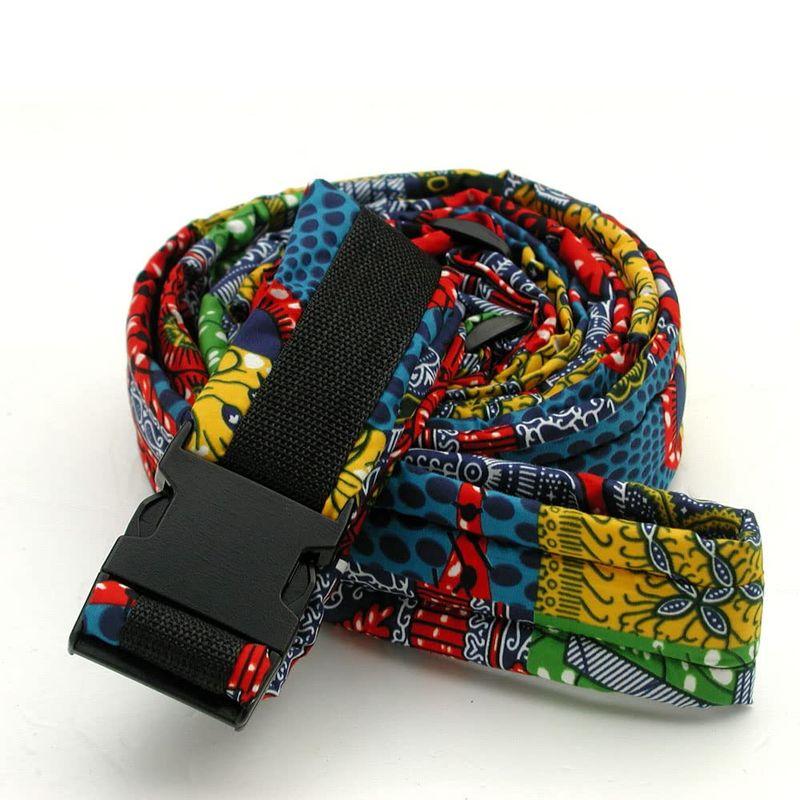 アフリキコ AFRIKICO ジャンベ ストラップ Djembe Strap (バックル付き with Buckle, アフリカン Afri