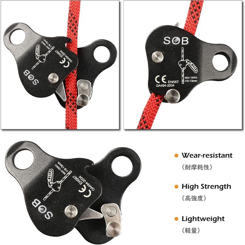 TRIWONDER クライミング プーリー 滑車 マイクロプーリー 登山 運搬 輸送 ツリークライミング Climbing Pulley