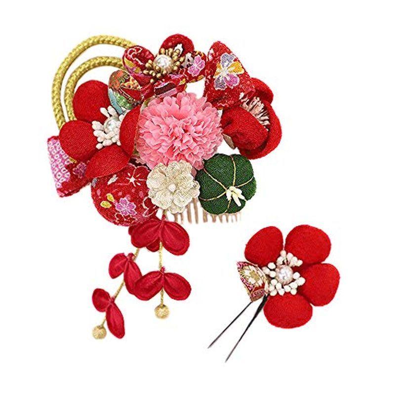 オンラインストア人気商品 髪飾り 成人式 花 振袖 前撮り 袴 2点セット 赤 ピンク 薄ピンク髪型 ヘアスタイル ヘアアレンジ ドライフラワー No 12 0034 直販店 Ssl Daikyogo Or Jp