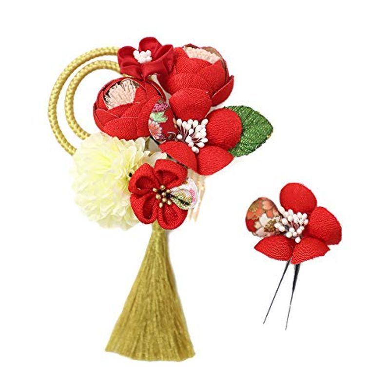 特価人気商品 髪飾り 成人式 花 振袖 前撮り 袴 豪華2点セット 赤 白 オフホワ髪型 ヘアスタイル ヘアアレンジ ドライフラワー No 12 0085 割引を販売 Ssl Daikyogo Or Jp