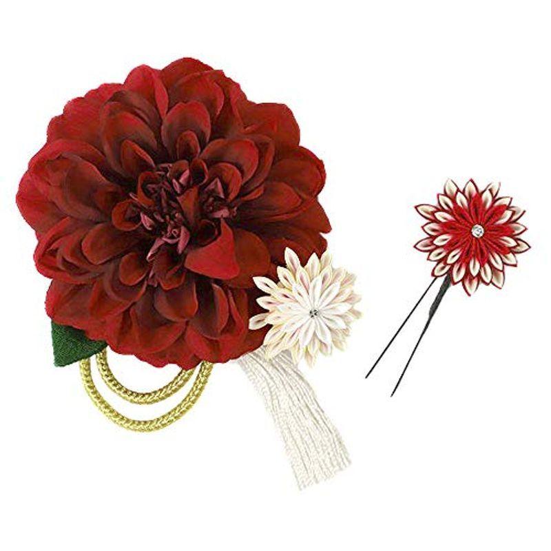 人気のファッションブランド 赤 2点セット 袴 前撮り 振袖 花 成人式 髪飾り ワインレッド No 12 0036 ドライフラワー ヘアアレンジ ヘアスタイル 白髪型 かんざし 髪飾り Pathwaysfl Org