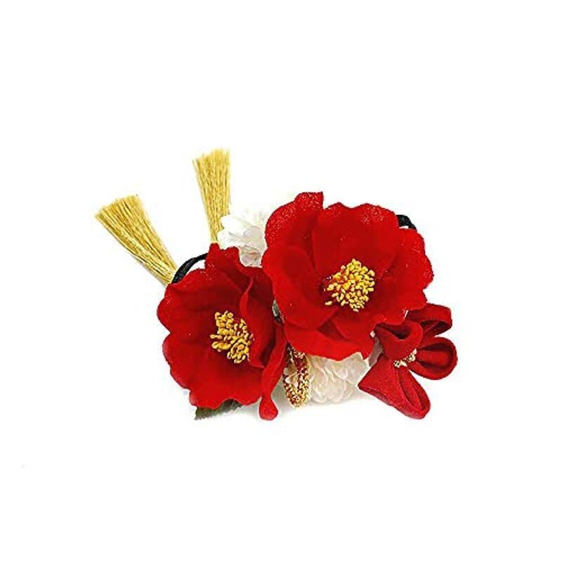 最新のデザイン 浴衣 振袖 成人式 髪飾り 卒業式 玉飾り 花飾り ちりめんフォーマル つまみ細工 簪 手作り かんざし 洋 和 花 白 赤 椿 結婚式 袴 かんざし 髪飾り Pathwaysfl Org