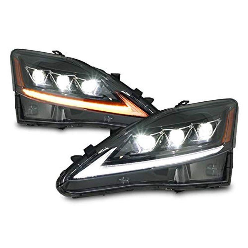 レクサス LEXUS IS 250 350 GSE20系30系 ルック 3眼 LEDヘッドライト
