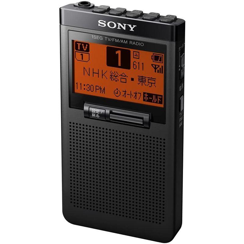 期間セール ！ ソニー ポケットラジオ XDR-64TV : ポケッタブルサイズ ワイドFM対応/FM/AM/ワンセグTV音声対応 ブラック XDR-64T 【EIM1159305665】(42317円)