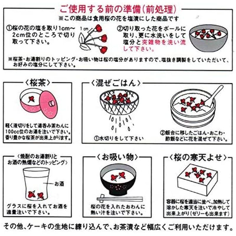 現品発送 さくらの花 塩漬け 軸取り 10ｋｇ 桜花漬（赤） 軸取り 10ｍｍ 10Kg (1kg×10） 桜 桜の花 【1493833444】(54528円)