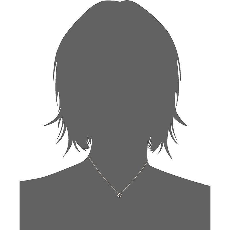 キャーロディディアマンテ CHIARO DI DIAMANTE K10ピンクゴールド×ダイヤモンド ハートペンダントネックレス CHD004 キャーロディディアマンテ CHIARO DI DIAMANTE K10ピンクゴールド×ダイヤモンド ハートペンダントネックレス 　